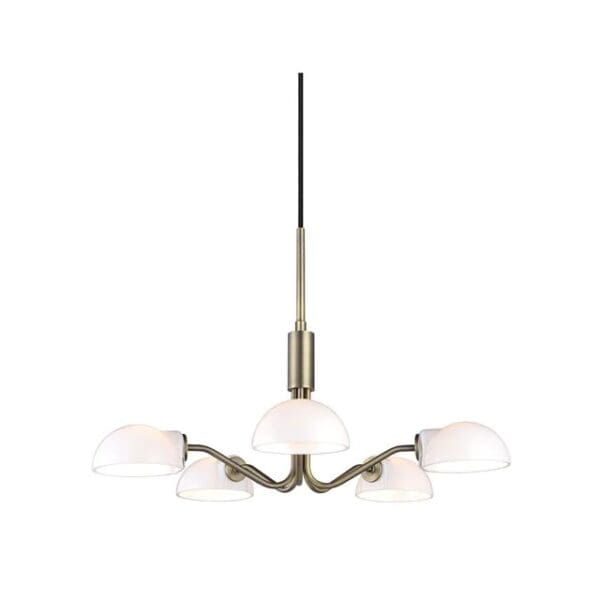 740376 kj benhavn mini chandelier antique brass packshot