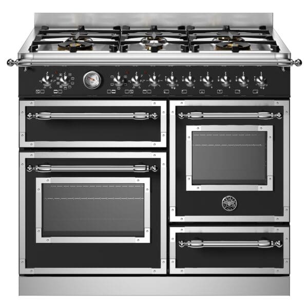 bertazzoni heritage gaskomfur med trippel ovn 100 cm mat sort her106l3enet 52357 1