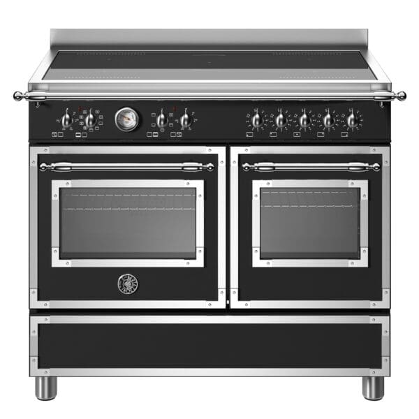 bertazzoni heritage induktionskomfur med dobbeltovn 100 cm mat sort her105i2enet 52358 1