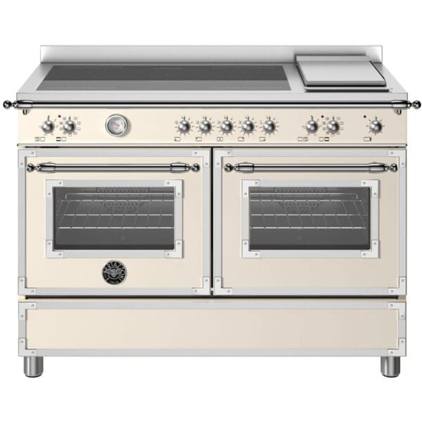 bertazzoni heritage induktionskomfur med dobbeltovn med og stegeplade 120 cm her125i2enet 62507 1