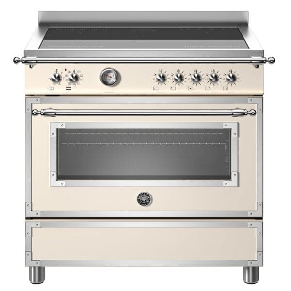 bertazzoni heritage induktionskomfur med ovn 90 cm elfenbenshvid her95i1eavt 52363 1