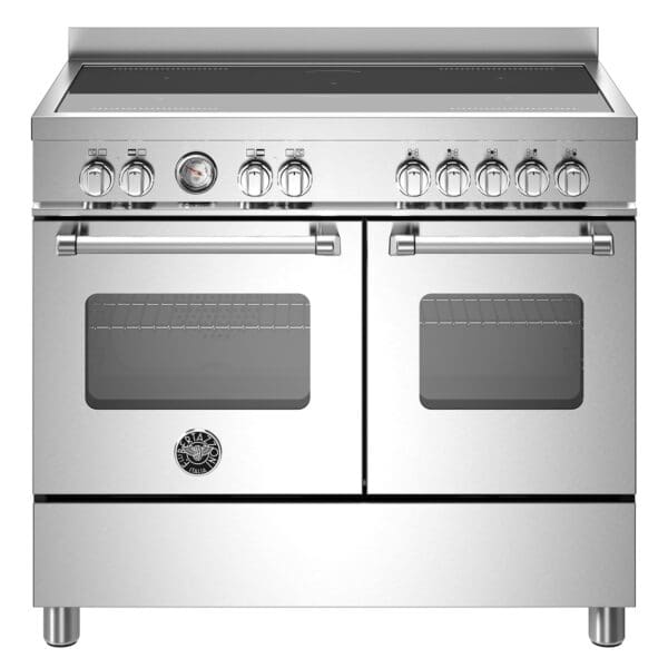 bertazzoni master induktionskomfur med dobbeltovn 100 cm rustfrit staal mas105i2ext 52370 1