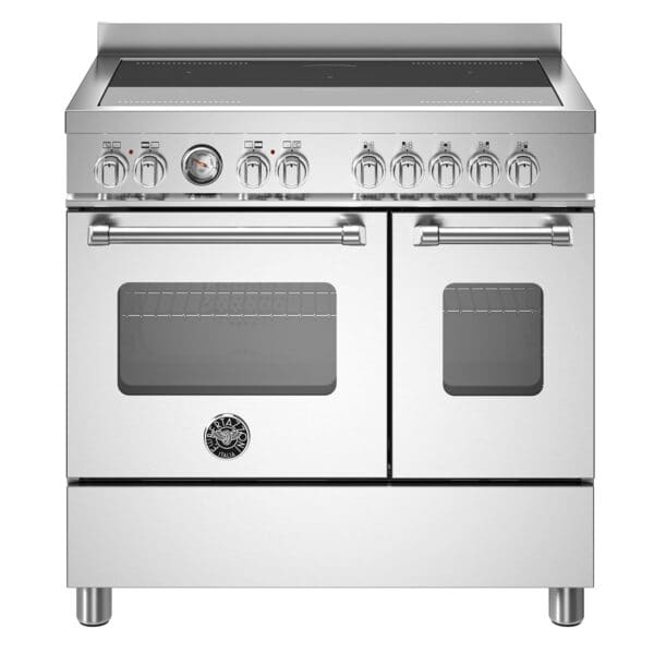 bertazzoni master induktionskomfur med dobbeltovn 90 cm rustfrit staal mas95i2ext 52374 1