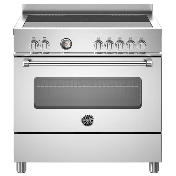 bertazzoni master induktionskomfur med ovn 90 cm rustfrit staal mas95i1ext 52373 1