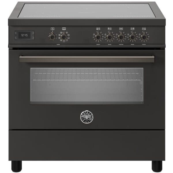 bertazzoni pro95i1ecat professional induktionskomfur med ovn 90 cm mat sort pro95i1ecat 52419 1