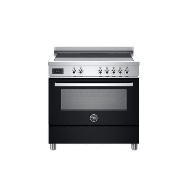 bertazzoni pro95i1enet professional induktionskomfur med ovn 90 cm sort pro95i1enet 52412 1