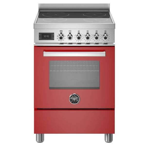 bertazzoni professional induktionskomfur med ovn 60 cm roed pro64i1erot 52403 1