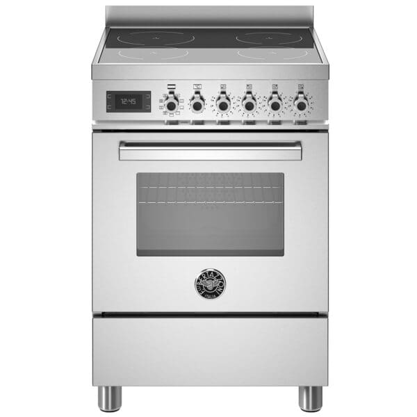 bertazzoni professional induktionskomfur med ovn 60 cm rustfrit staal pro64i1ext 52402 1