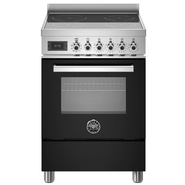 bertazzoni professional induktionskomfur med ovn 60 cm sort pro64i1enet 52404 1