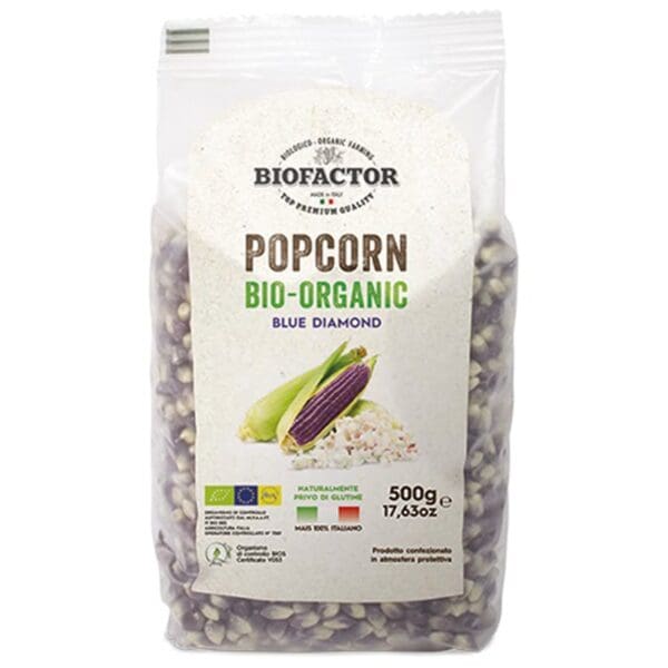 biofactor oekologiske popcorn 500 g biored500 54371 1