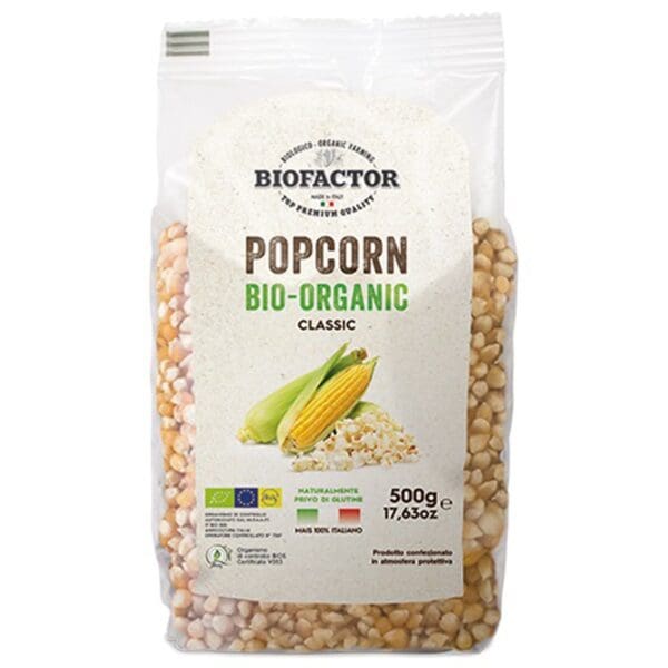 biofactor oekologiske popcorn 500g bio500 54399 1