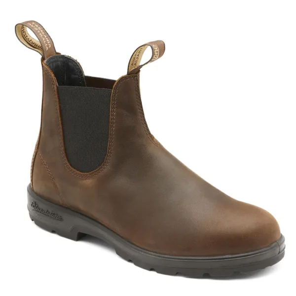 blundstone antique brown stovle