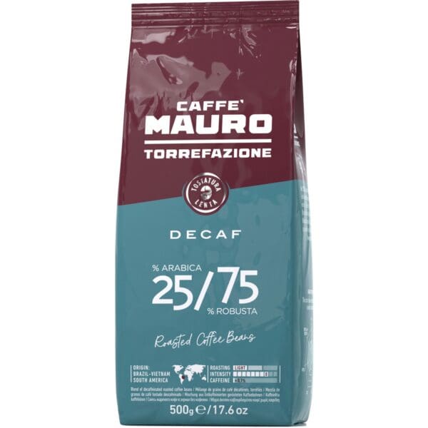 caffe mauro decaf 500 g hele boenner m1651 56532 1