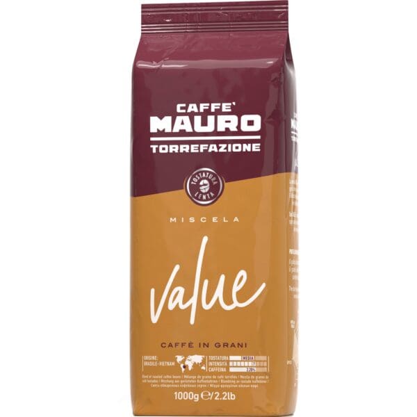 caffe mauro value 1 kg hele boenner m1721 56536 1