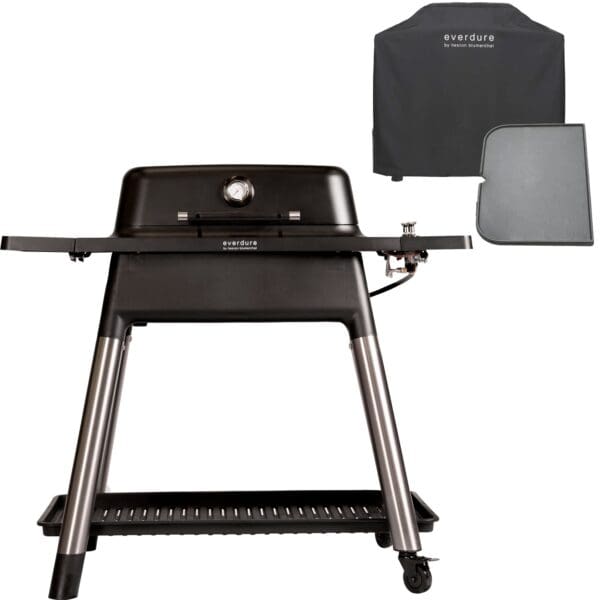 everdure force gasgrill grillbetraek grillplade mat sort 49225paket2 49582 1