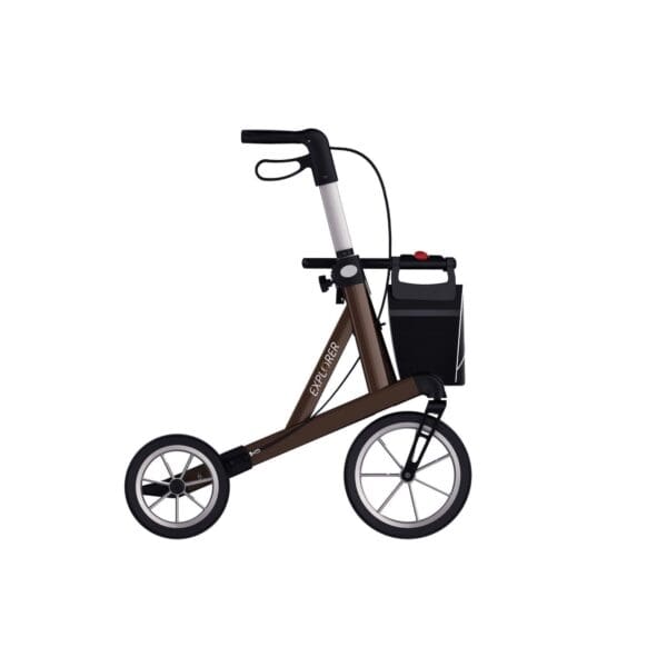 explorer udendorsrollator super til terraen stoddaempende offroad rhs erbom550 seniorpleje 281016