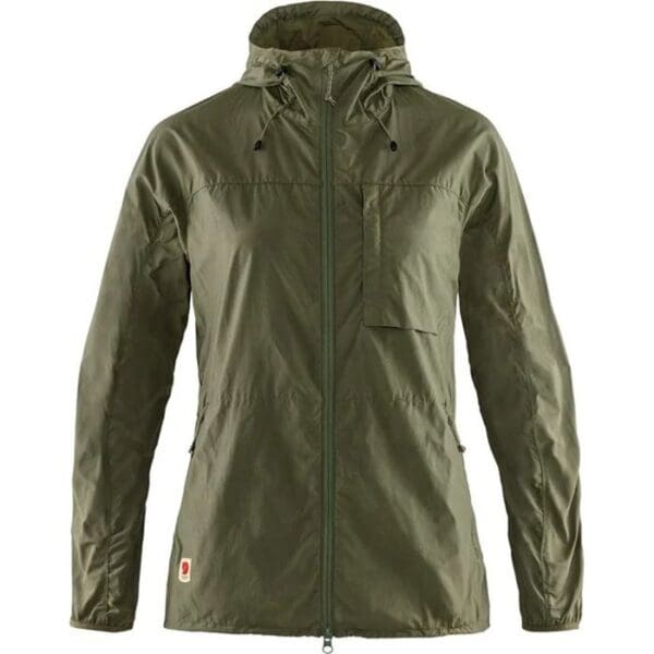 fjallraven coast wind jacket w green