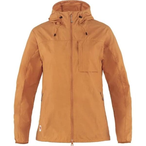 fjallraven coast wind jacket w spicy orange