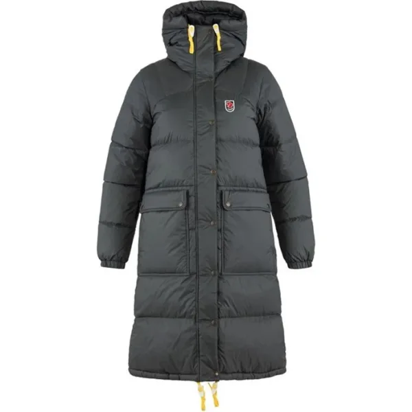 fjallraven expedition long down parka woman basalt