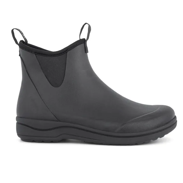 green comfort rain rubber boot black damej.pg