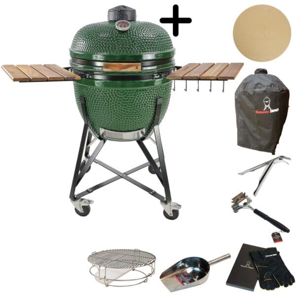 kamado sumo maxi kulgrill m tilbehoerspakke groen 22178 1