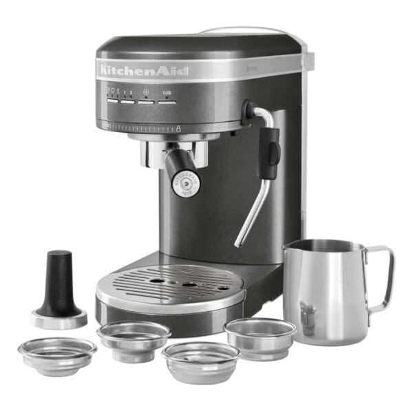 kitchenaid artisan 5kes6503 espressomaskine medallion silver 5kes6503ems 52924 1