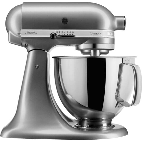 kitchenaid artisan 5ksm175psecu roeremaskine contour silver 5ksm175psecu 48798 1