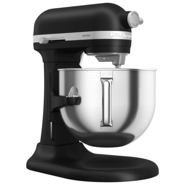 kitchenaid artisan 5ksm70shxe roeremaskine 6 6 liter black matte 5ksm70shxebm 58234 1