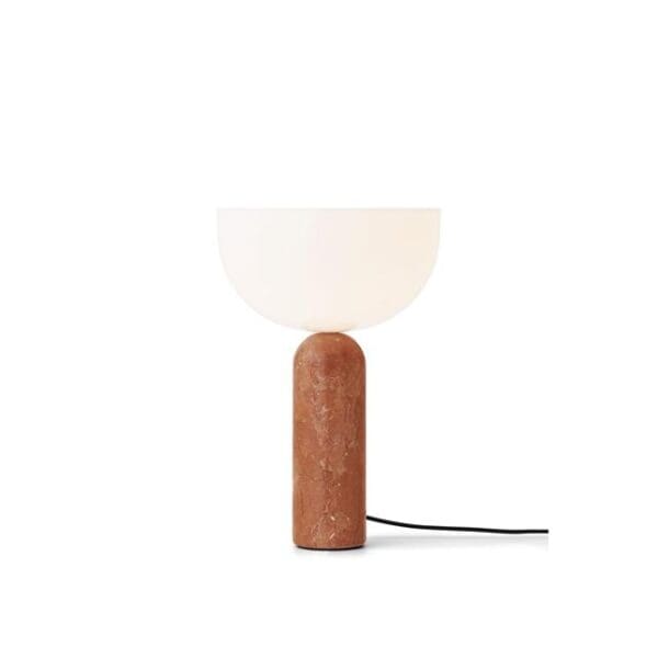 kizu table lamp breccia pernice large light on white background