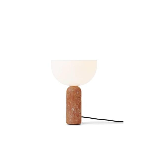 kizu table lamp breccia pernice small light on white background