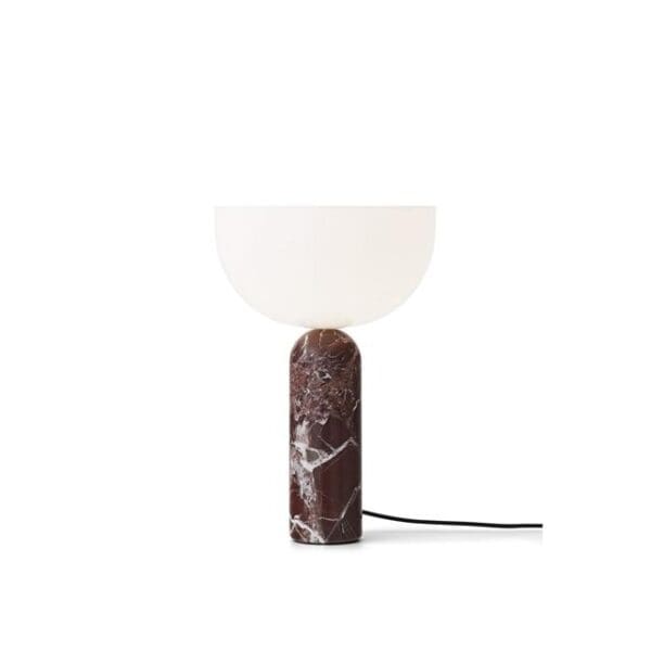 kizu table lamp rosso levanto large light on white background