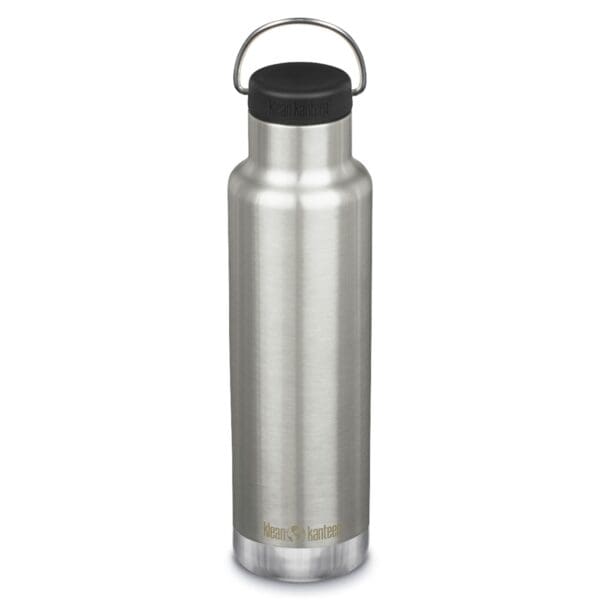 klean kanteen isoleret flaske med laag og hank 592 ml staal 1008456 57224 1