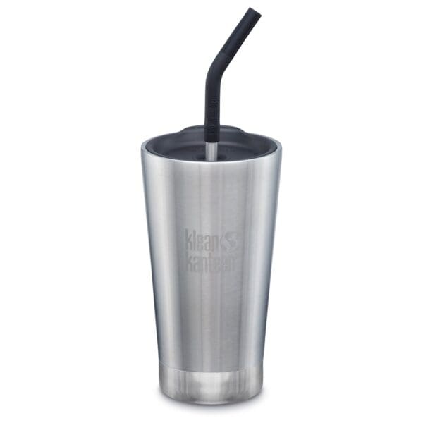 klean kanteen termokop med sugeroerslaag 473 ml boerstet staal 1005725 52449 1