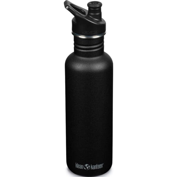 klean kanteen vandflaske classic med sportslaag 80 cl sort 1008439 51116 1