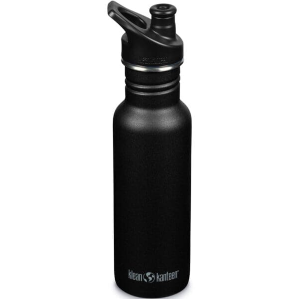 klean kanteen vandflaske classic smal med sportslaag sort 53 2 cl 1008432 51118 1