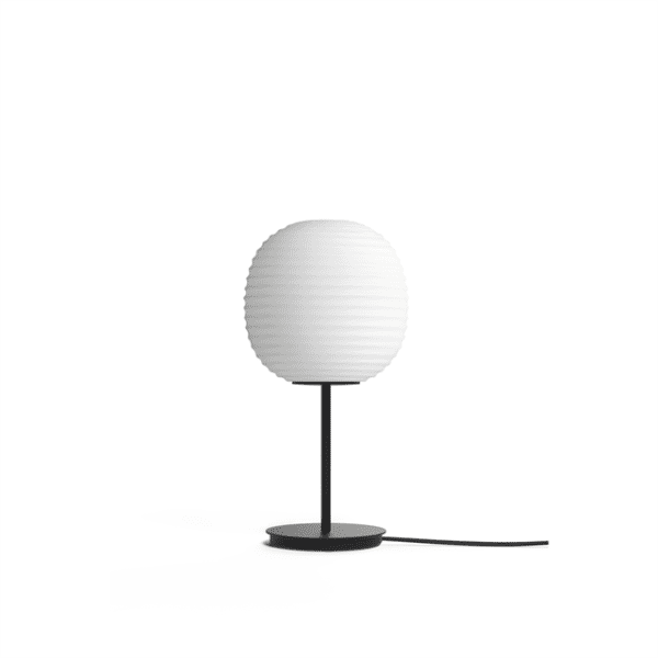 lantern table lamp small white background