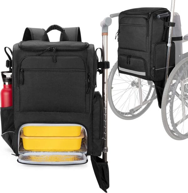 luksus korestolstaske med indbygget termorum bade til korestol og rollator spl samd01 seniorpleje 270666