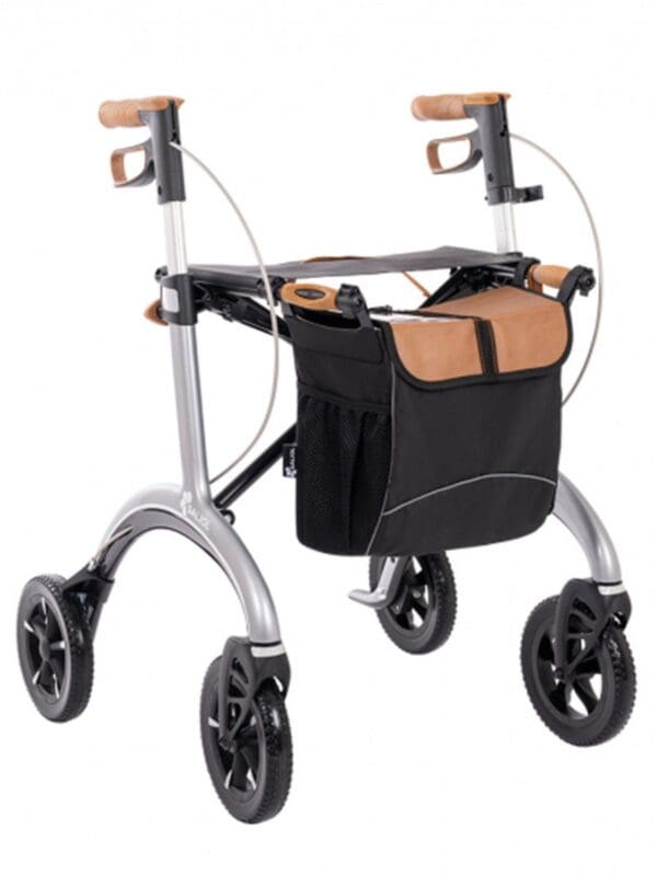 luksus kulfiber rollator unikt tysk design og ultra letvaegtsrollator seniorpleje 865961