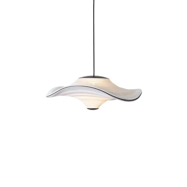 made by hand flying lamp o58cm ivory white light 1198