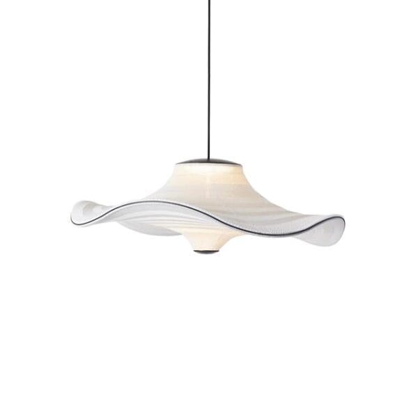 made by hand flying lamp o78cm ivory white light 1035