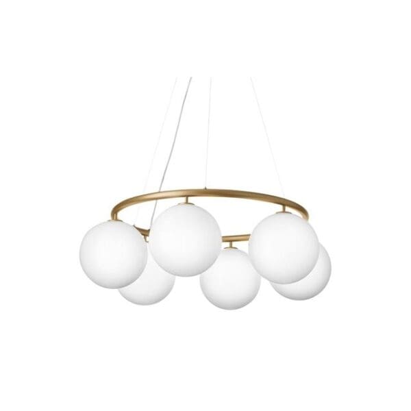 nuura miira 6 circular brass opal off 1