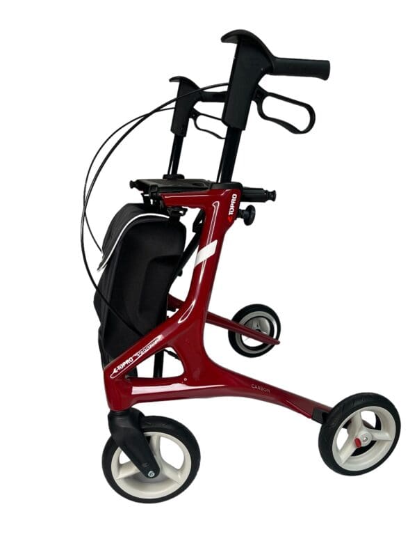 pegasus kulfiber rollator ultra let luksurios skandinavisk design vejer kun 66 kg topr 125001 seniorpleje 238353