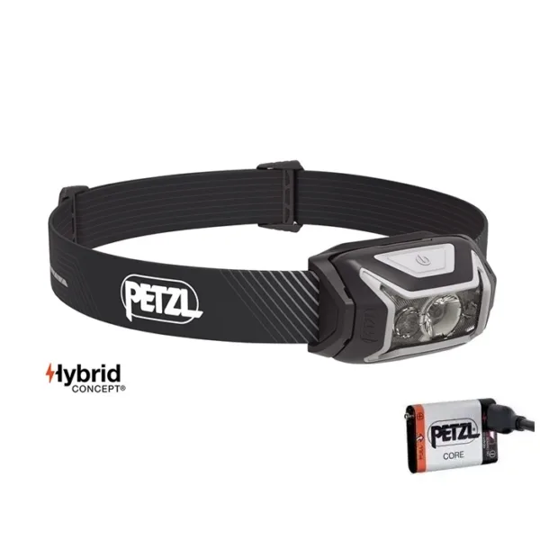 petzl actik core black grey