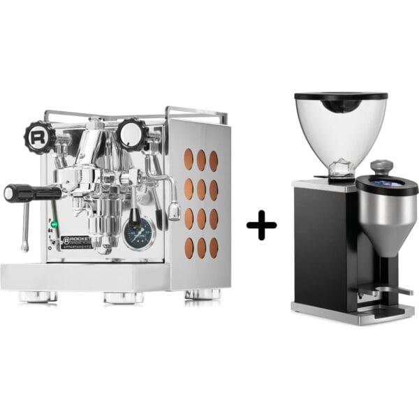 rocket appartamento espressomaskine kobber faustino kaffekvaern re501a1cas paket 56012 1