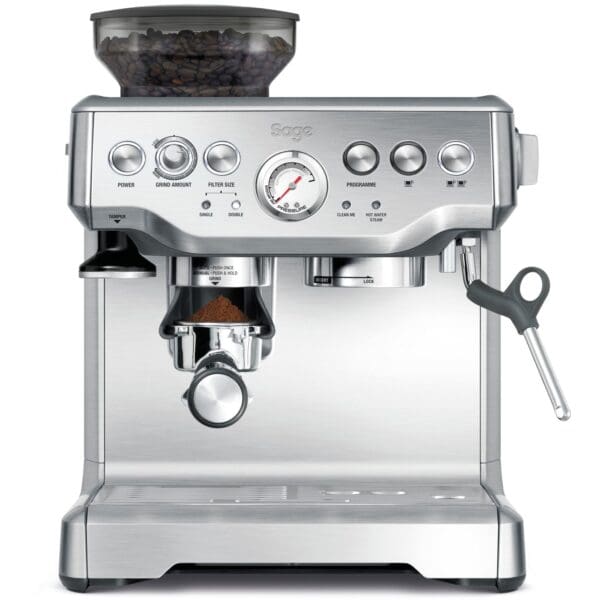 sage bes870 the barista express espressomaskine bse 870 eu 5542 1