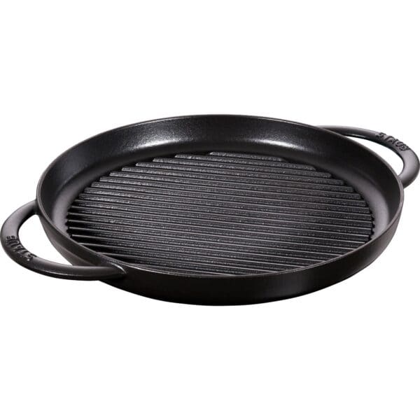 staub pure grill grillpanna rund 30 cm svart 40511 521 0 18417 1