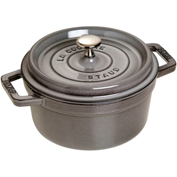 staub rund gryde 22 cm 2 2 liter grafitgraa 40509 307 0 18632 1