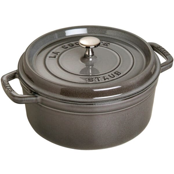 staub rund gryde 24 cm 3 8 liter grafitgraa 40500 246 0 18640 1