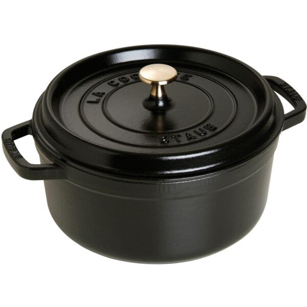 staub rund gryde 24 cm 3 8 liter sort 40500 241 0 18641 1