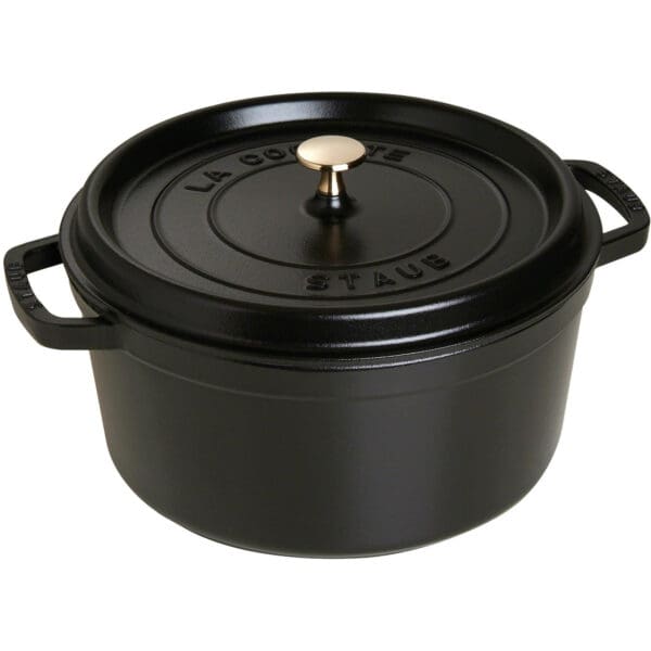 staub rund gryde 28 cm 6 7 liter sort 40500 281 0 18660 1